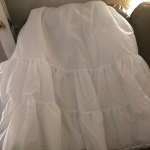 Wedding dress Slip and Crinoline